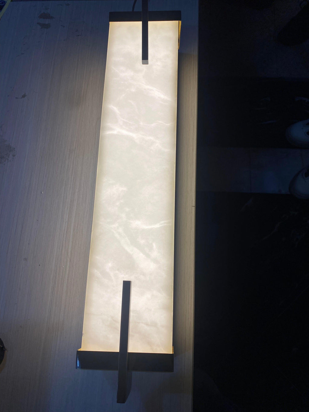 Beckett Alabaster Wall Sconce-NORMAL-Manorlights