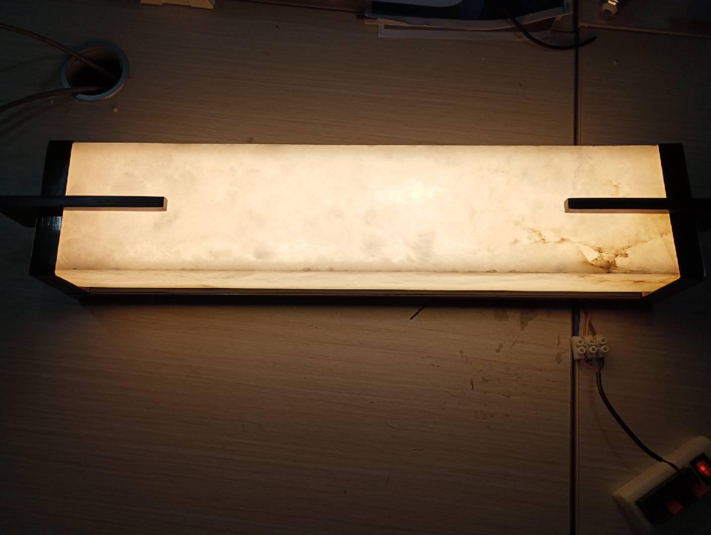 Beckett Alabaster Wall Sconce-NORMAL-Manorlights