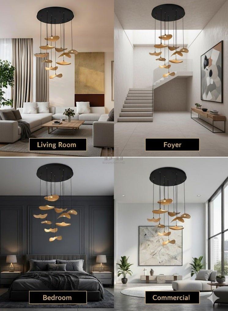 Bidi Multi Light Pendant Chandelier-Manorlights