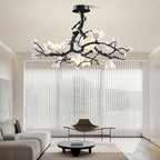 Black Branch Copper Tree Chandelier-Manorlights
