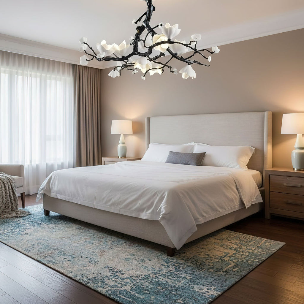 Black Branch Copper Tree Chandelier-Manorlights