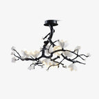 Black Branch Copper Tree Chandelier-Manorlights