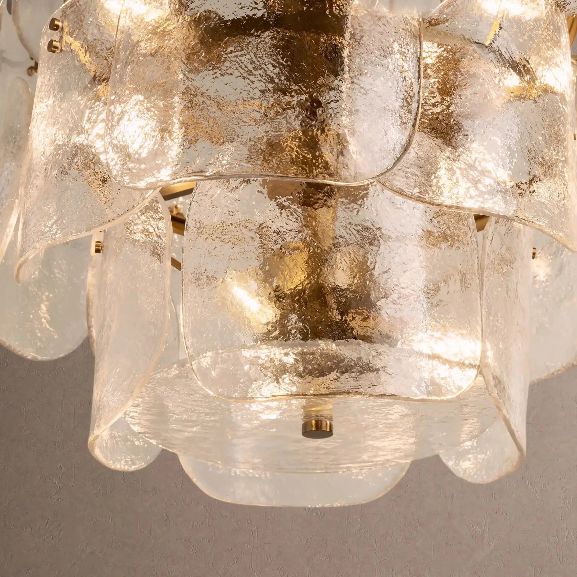 Blaire Round Chandelier - ClearBlushlighting