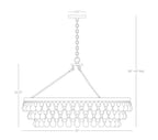 Bolzano Large Chandelier 35''W