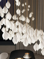 Bloom Chandelier - 26 Lights | Ellipse styleEmitting White LightingBlushlighting