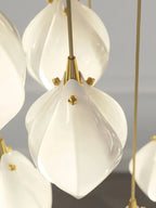 Bloom Chandelier - 26 Lights | Ellipse styleEmitting White LightingBlushlighting