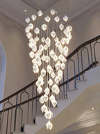 Bloom Chandelier - 26 Lights | Ellipse styleEmitting White LightingBlushlighting