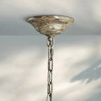 Bonitai Chandelier- Silver in clear - dining room lighting