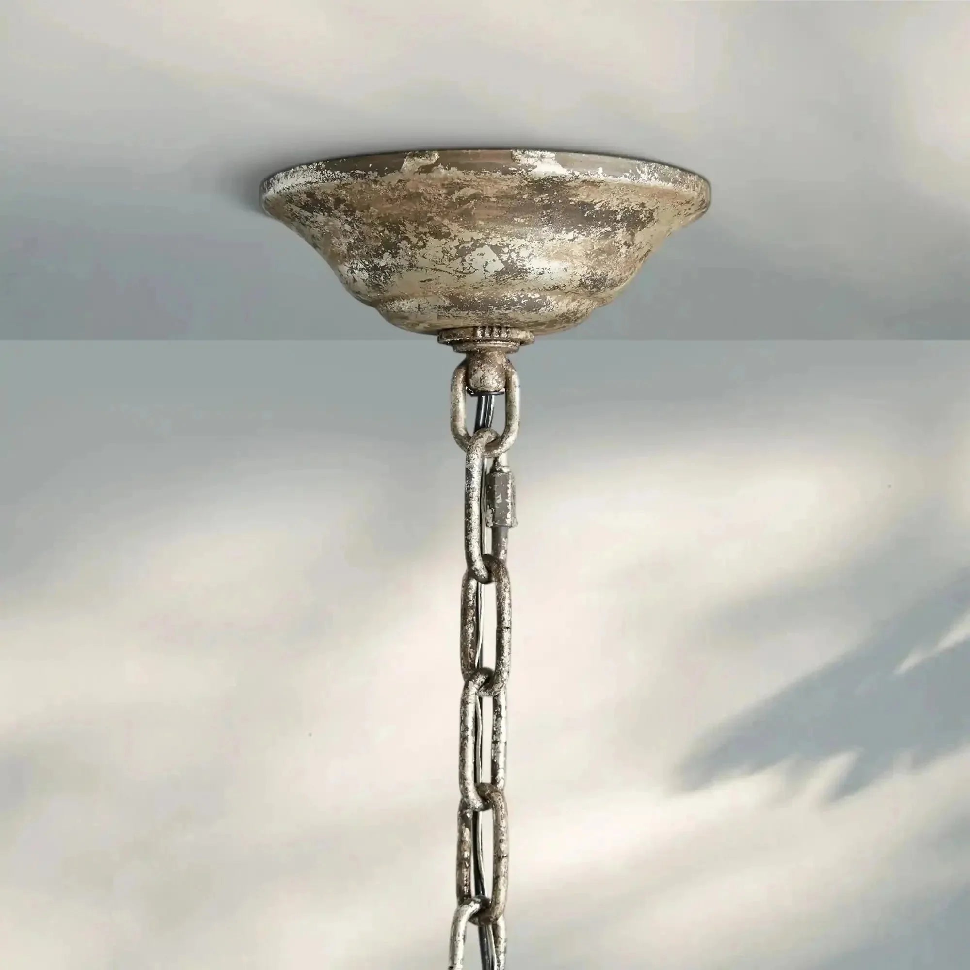 Bonitai Chandelier- Silver in clear - dining room lighting