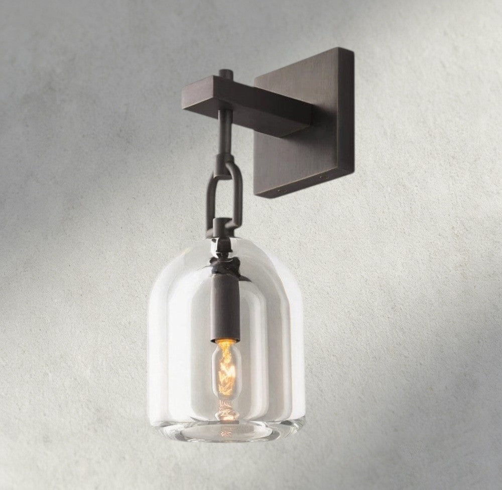 Botanist Cloche Sconce-wall sconce-Manorlights
