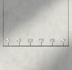 Boule De Cristal Clear Glass Linear Chandelier 48", 60"-Manorlights