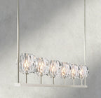 Boule De Cristal Clear Glass Linear Chandelier 48", 60"-Manorlights