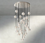 Boule De Cristal Clear/ Smoke Glass Round Cluster Chandelier 14", 19", 24", 30", 40"-Manorlights