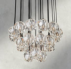 Boule De Cristal Clear/ Smoke Glass Round Cluster Chandelier 14", 19", 24", 30", 40"-Manorlights
