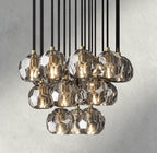 Boule De Cristal Clear/ Smoke Glass Round Cluster Chandelier 14", 19", 24", 30", 40"-Manorlights