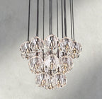 Boule De Cristal Clear/ Smoke Glass Round Cluster Chandelier 14", 19", 24", 30", 40"-Manorlights