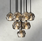 Boule De Cristal Clear/ Smoke Glass Round Cluster Chandelier 14", 19", 24", 30", 40"-Manorlights