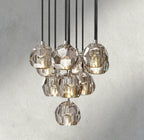 Boule De Cristal Clear/ Smoke Glass Round Cluster Chandelier 14", 19", 24", 30", 40"-Manorlights