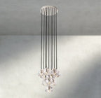 Boule De Cristal Clear/ Smoke Glass Round Cluster Chandelier 14", 19", 24", 30", 40"-Manorlights