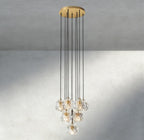 Boule De Cristal Clear/ Smoke Glass Round Cluster Chandelier 14", 19", 24", 30", 40"-Manorlights