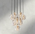 Boule De Cristal Clear/ Smoke Glass Round Cluster Chandelier 14", 19", 24", 30", 40"-Manorlights