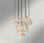 Boule De Cristal Clear/ Smoke Glass Round Cluster Chandelier 14", 19", 24", 30", 40"-Manorlights