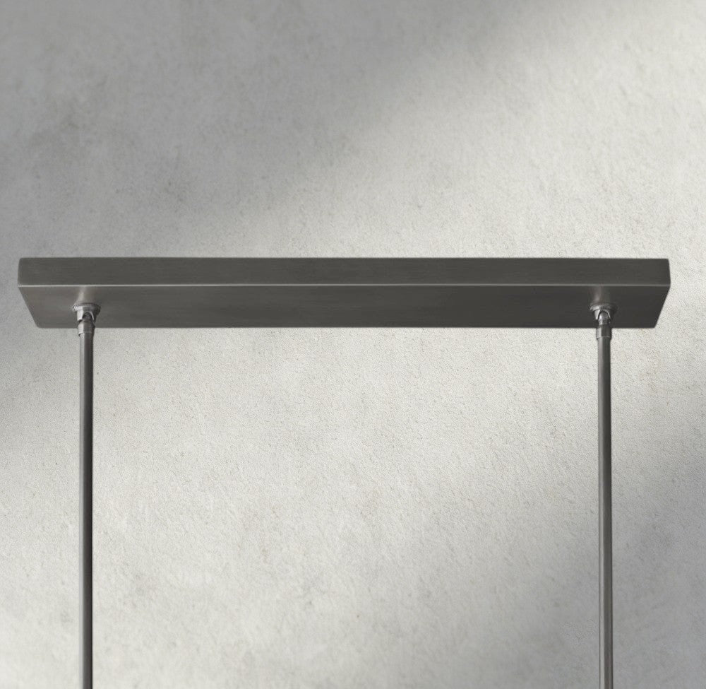 Boule De Cristal Double Linear Chandelier 60"-Manorlights