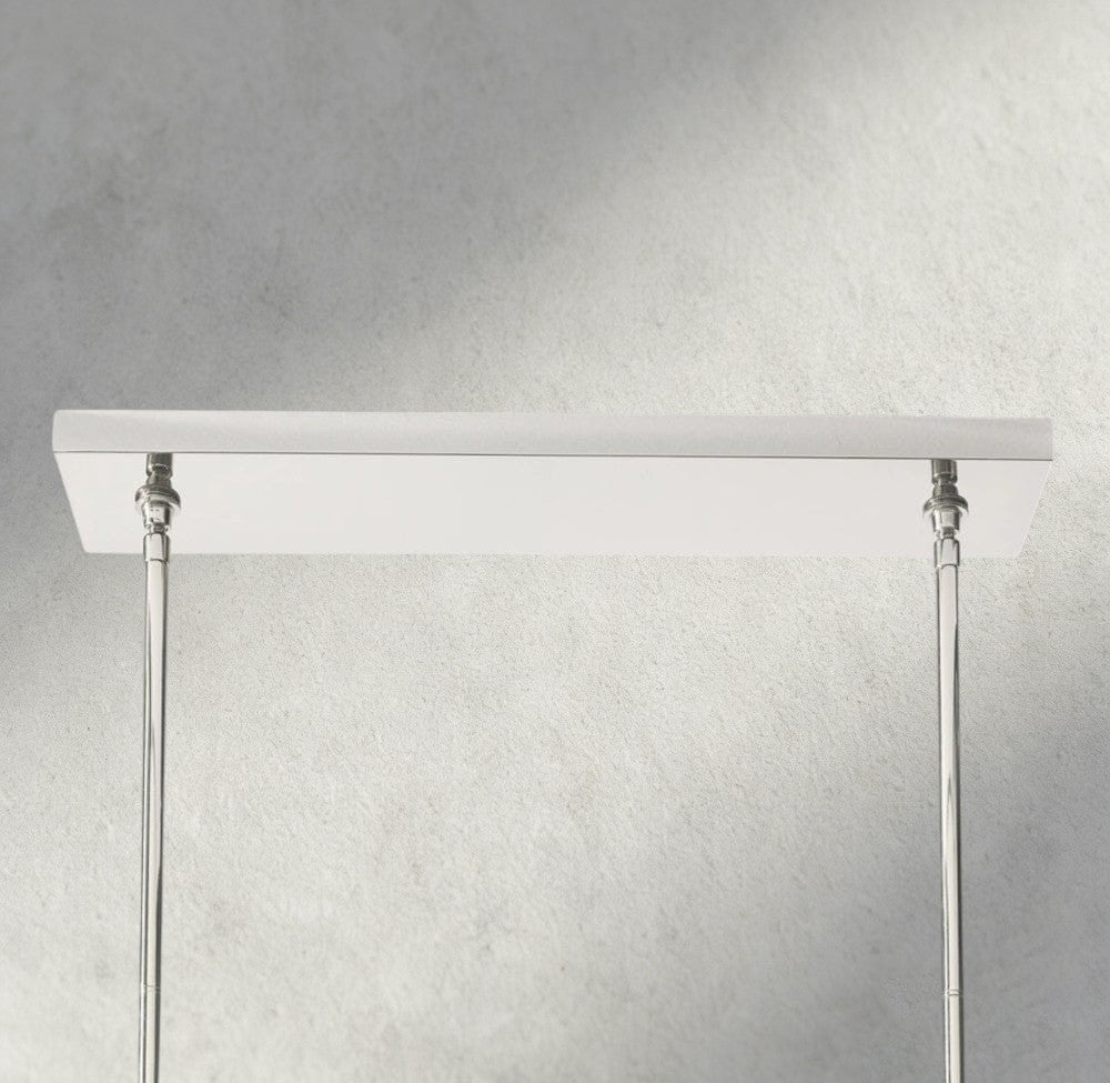 Boule De Cristal Double Linear Chandelier 60"-Manorlights