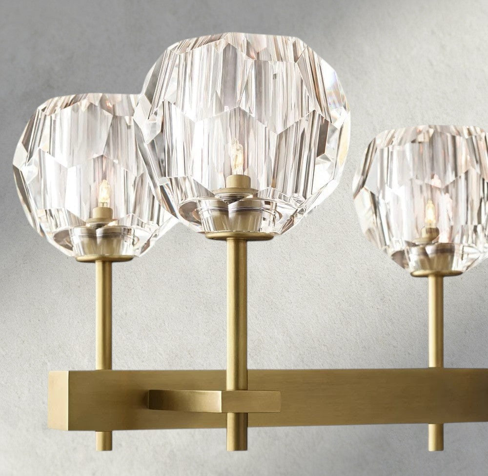 Boule De Cristal Double Linear Chandelier 60"-Manorlights