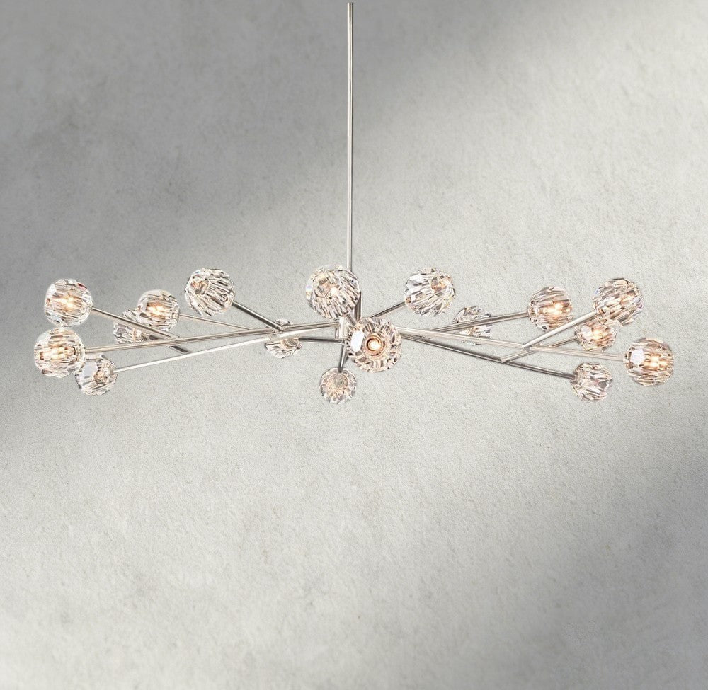 Boule De Cristal Round Chandelier 24", 36", 48", 60", 72"-Manorlights