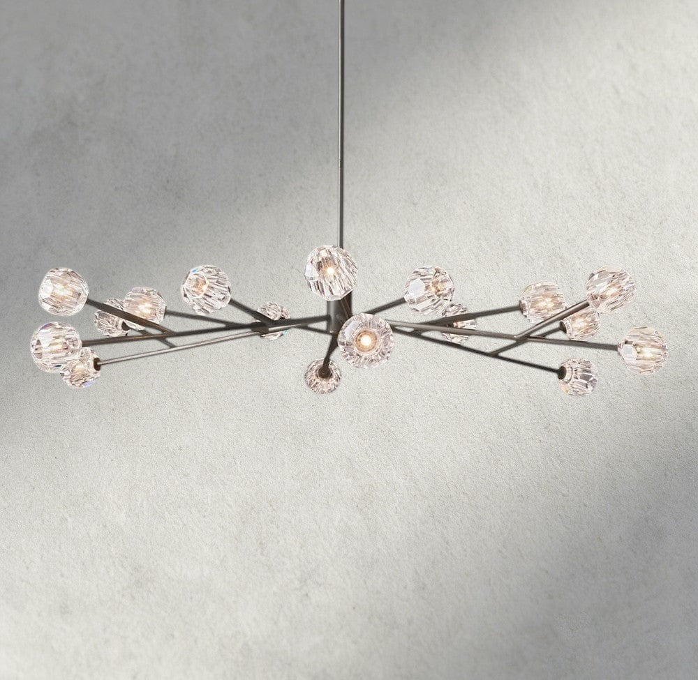 Boule De Cristal Round Chandelier 24", 36", 48", 60", 72"-Manorlights