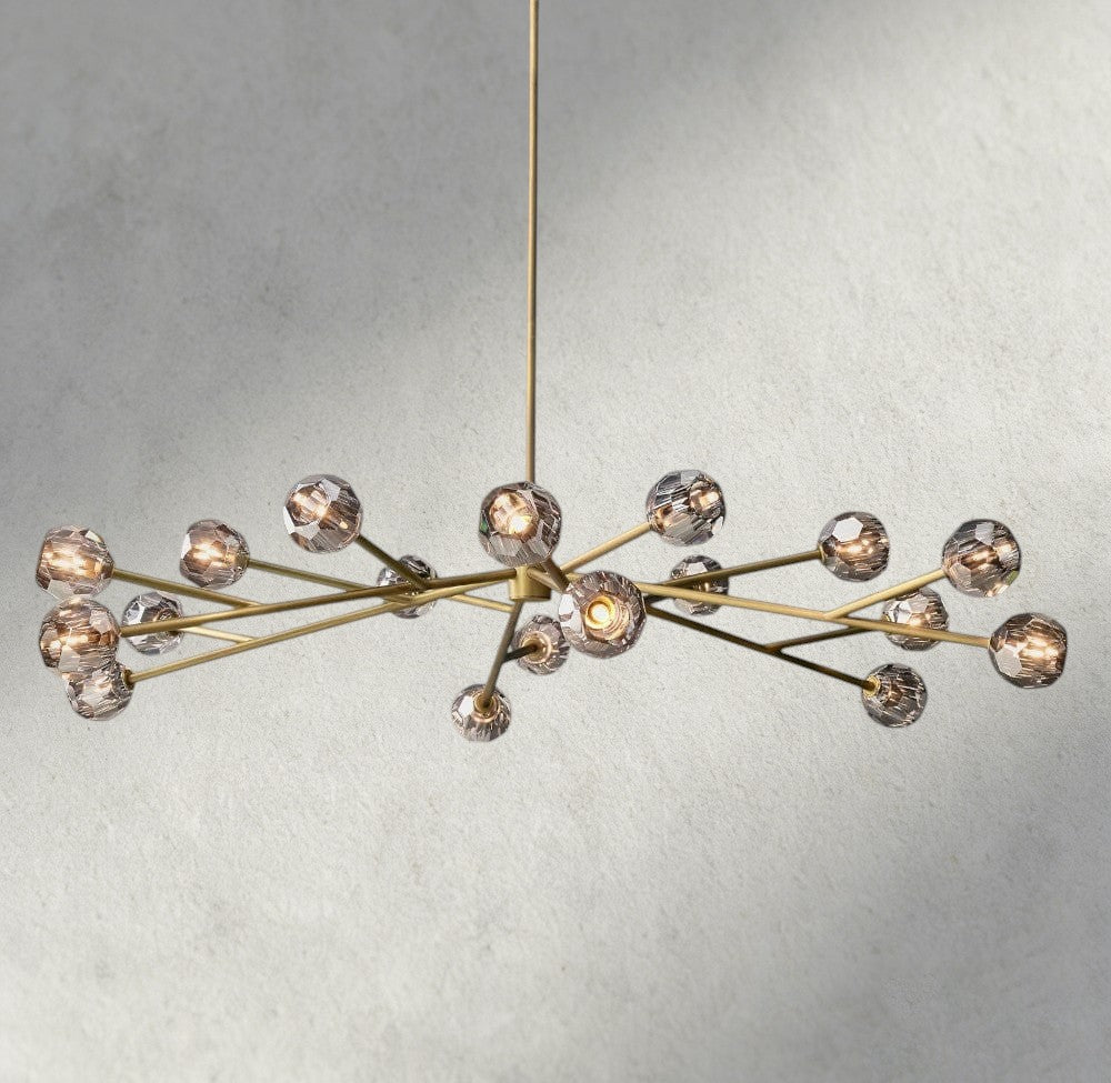 Boule De Cristal Round Chandelier 24", 36", 48", 60", 72"-Manorlights