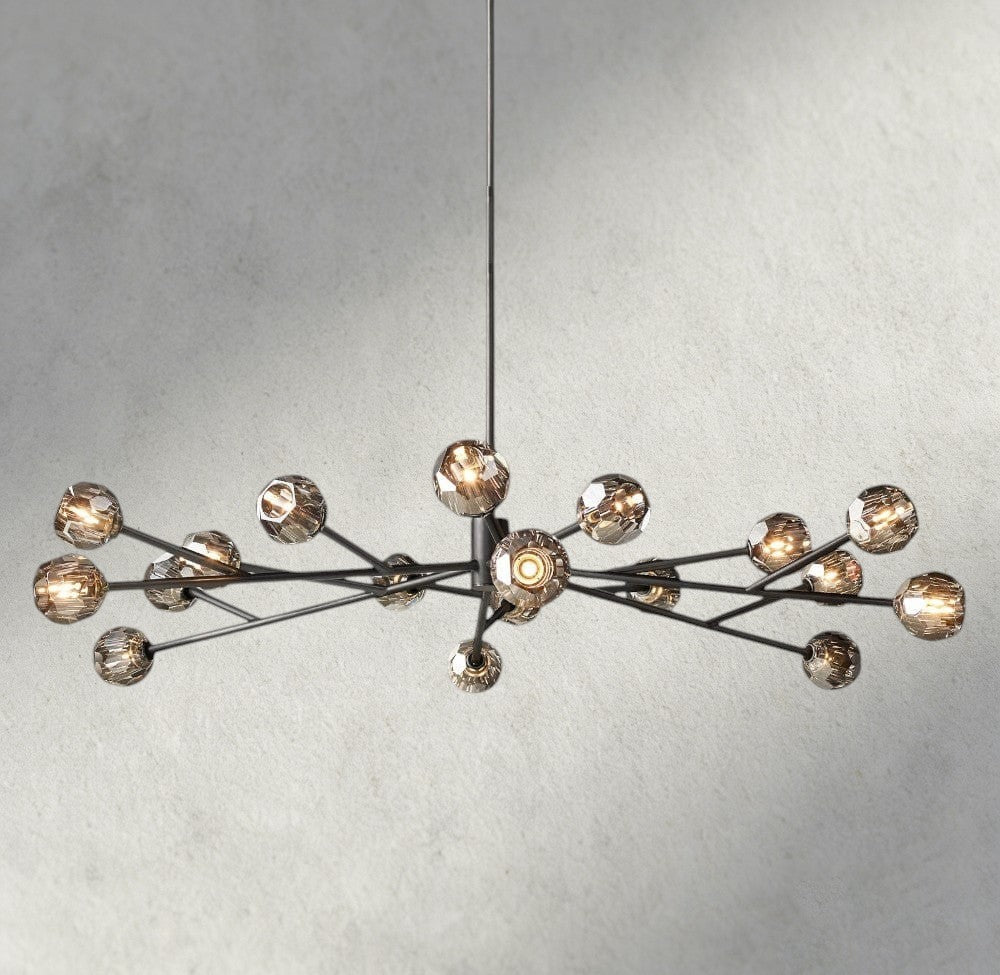 Boule De Cristal Round Chandelier 24", 36", 48", 60", 72"-Manorlights