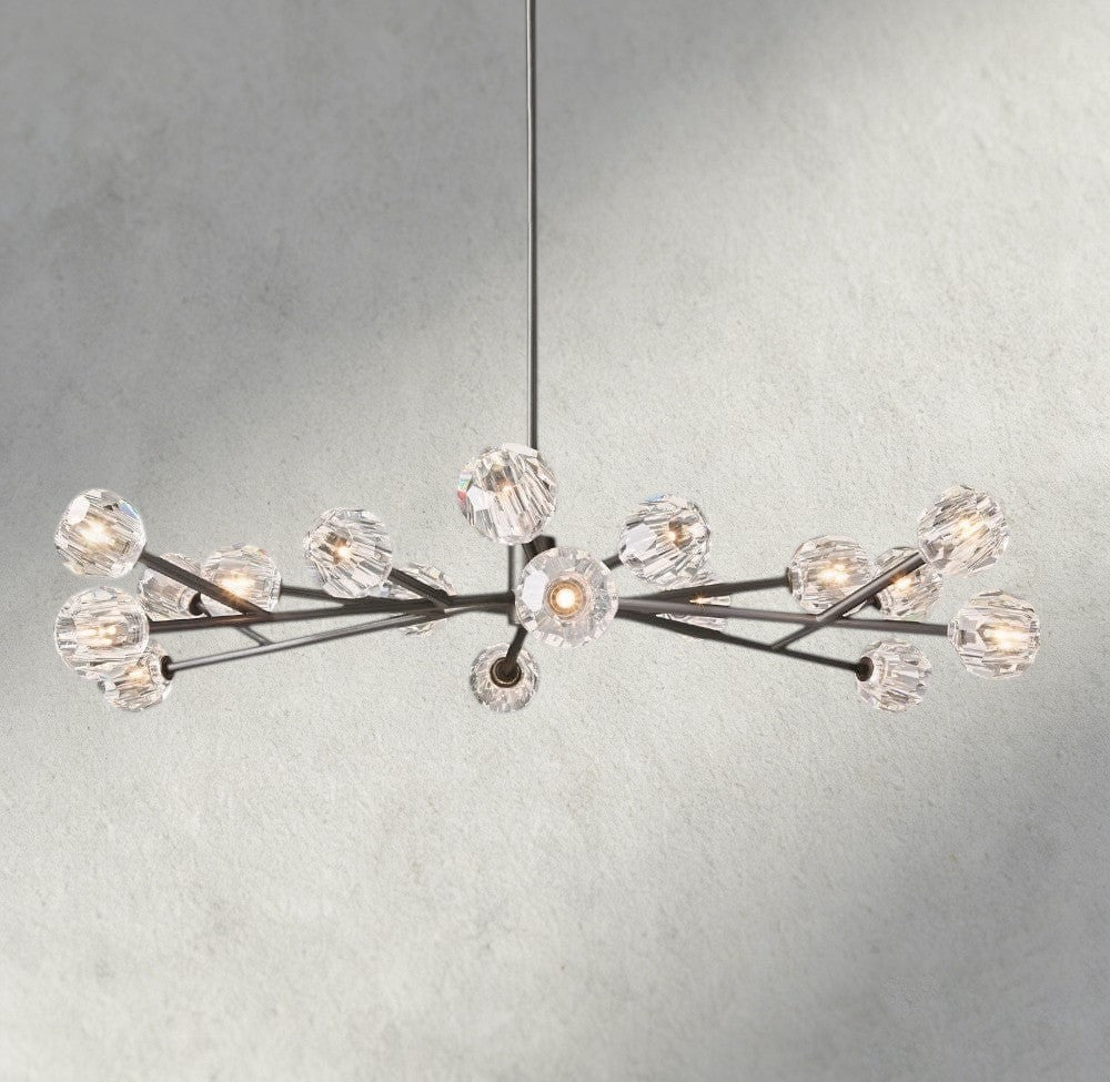Boule De Cristal Round Chandelier 24", 36", 48", 60", 72"-Manorlights