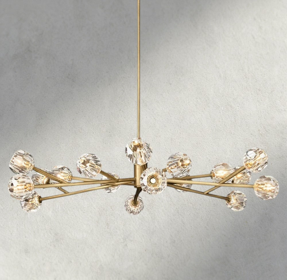 Boule De Cristal Round Chandelier 24", 36", 48", 60", 72"-Manorlights