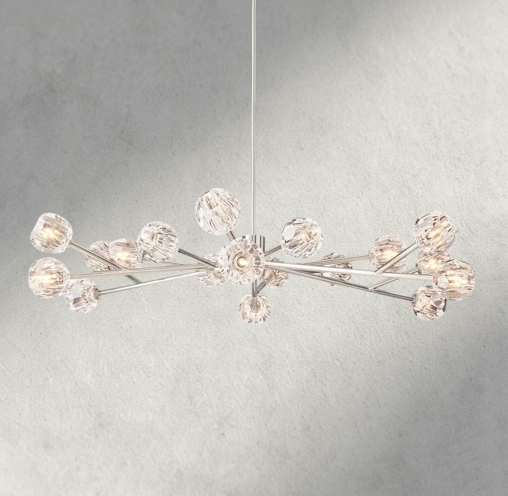 Boule De Cristal Round Chandelier 24", 36", 48", 60", 72"-Manorlights
