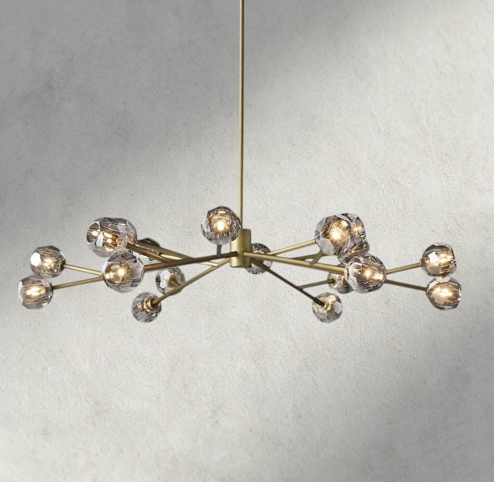 Boule De Cristal Round Chandelier 24", 36", 48", 60", 72"-Manorlights