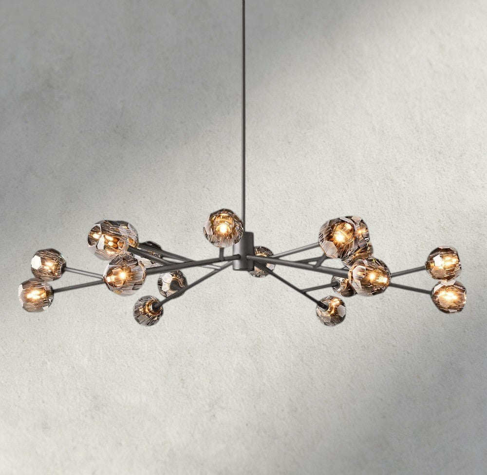 Boule De Cristal Round Chandelier 24", 36", 48", 60", 72"-Manorlights