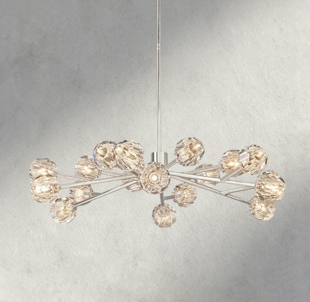 Boule De Cristal Round Chandelier 24", 36", 48", 60", 72"-Manorlights
