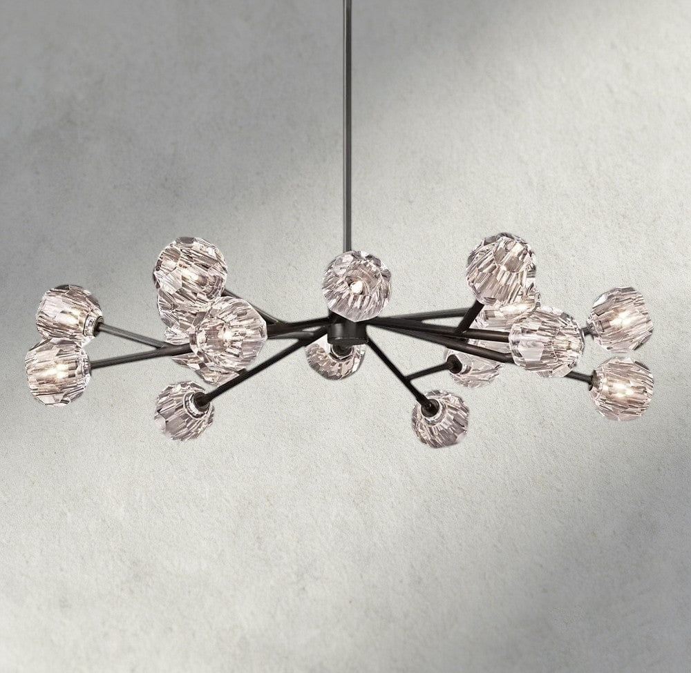 Boule De Cristal Round Chandelier 24", 36", 48", 60", 72"-Manorlights