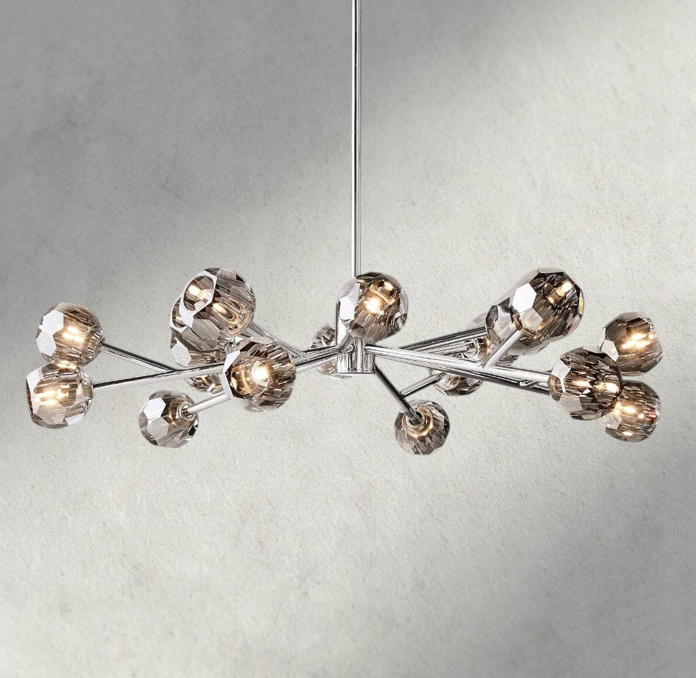Boule De Cristal Round Chandelier 24", 36", 48", 60", 72"-Manorlights
