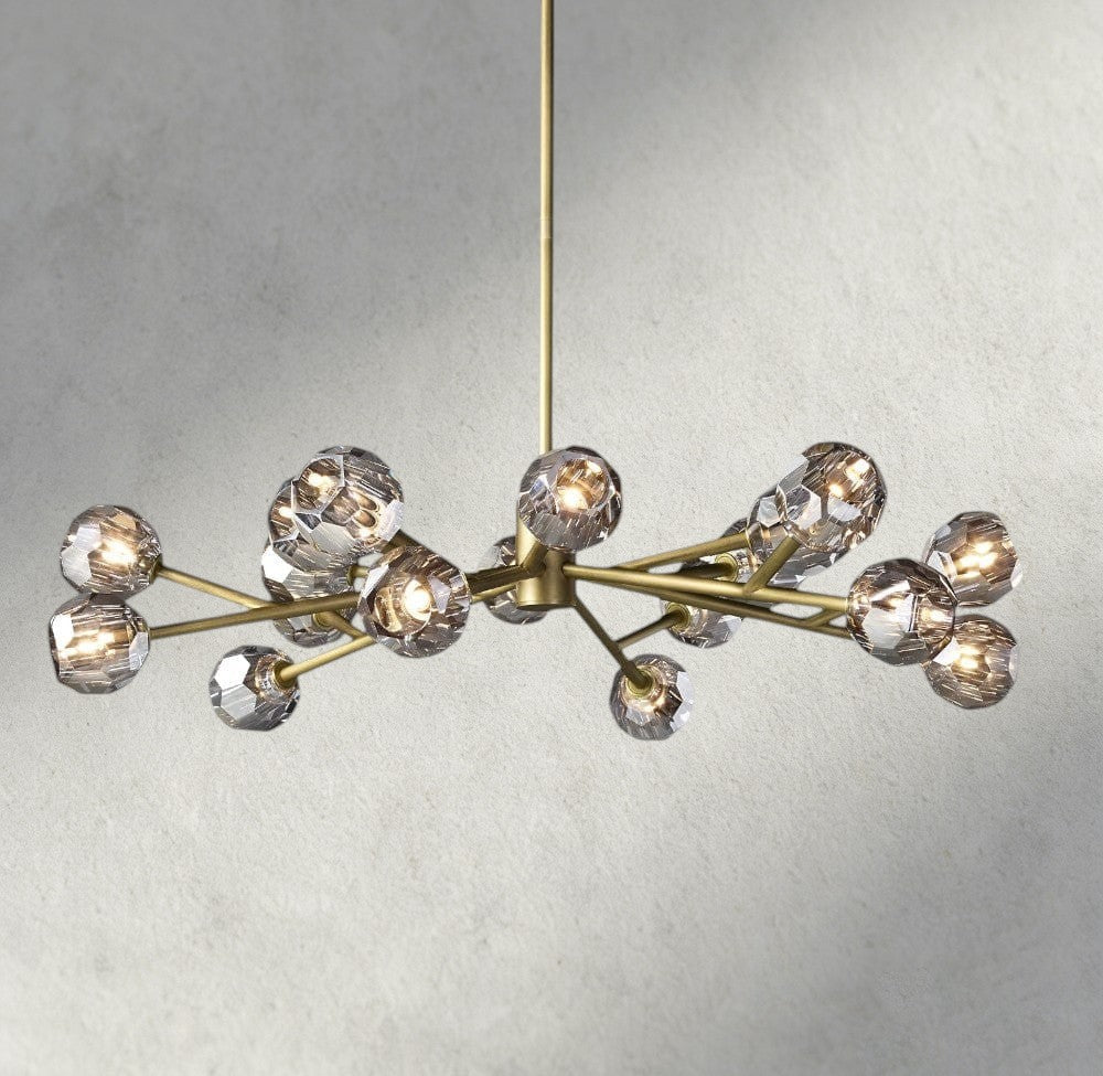 Boule De Cristal Round Chandelier 24", 36", 48", 60", 72"-Manorlights