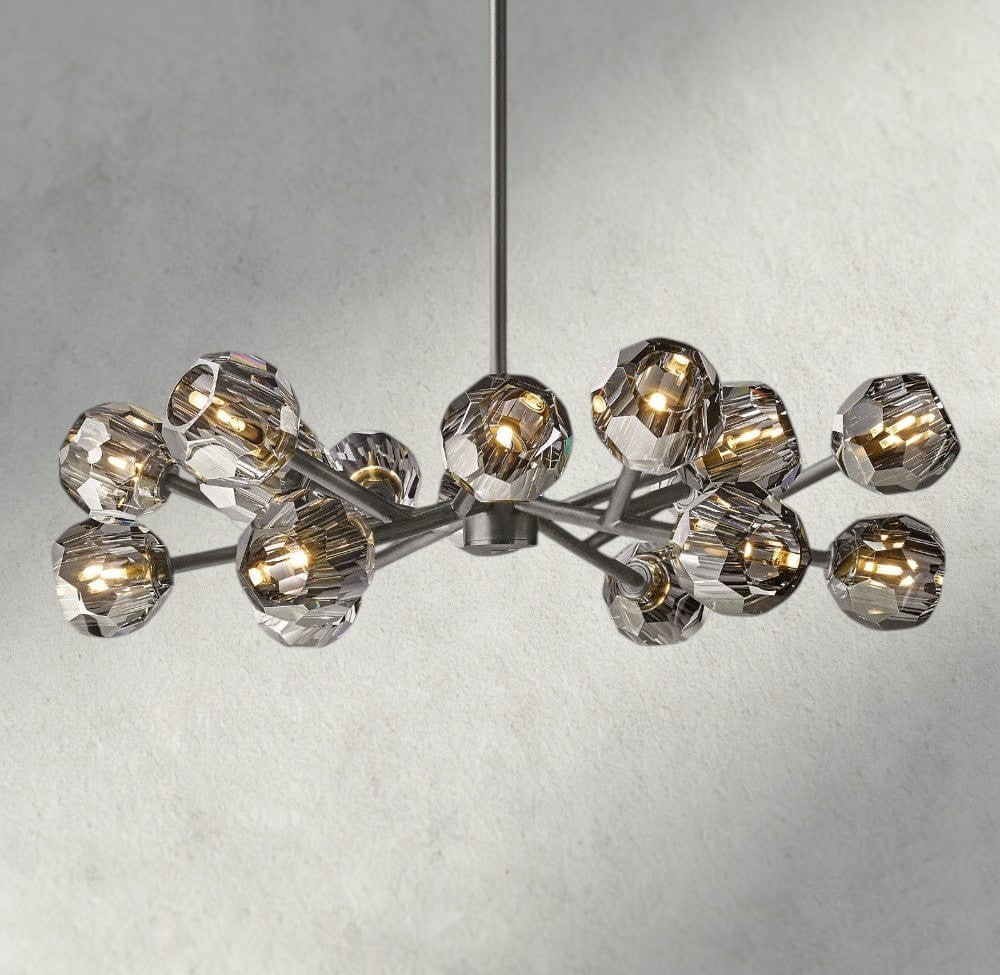 Boule De Cristal Round Chandelier 24", 36", 48", 60", 72"-Manorlights