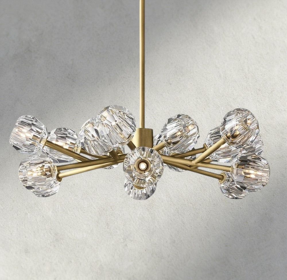 Boule De Cristal Round Chandelier 24", 36", 48", 60", 72"-Manorlights