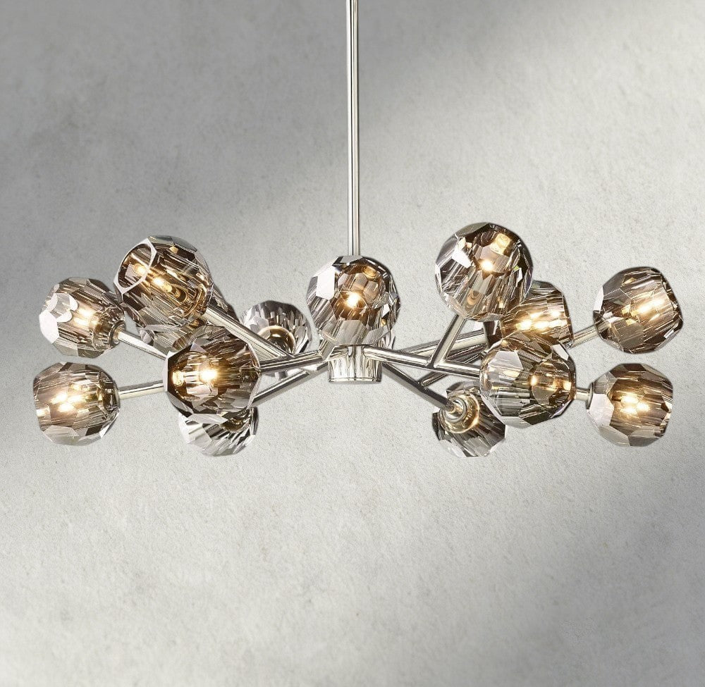 Boule De Cristal Round Chandelier 24", 36", 48", 60", 72"-Manorlights