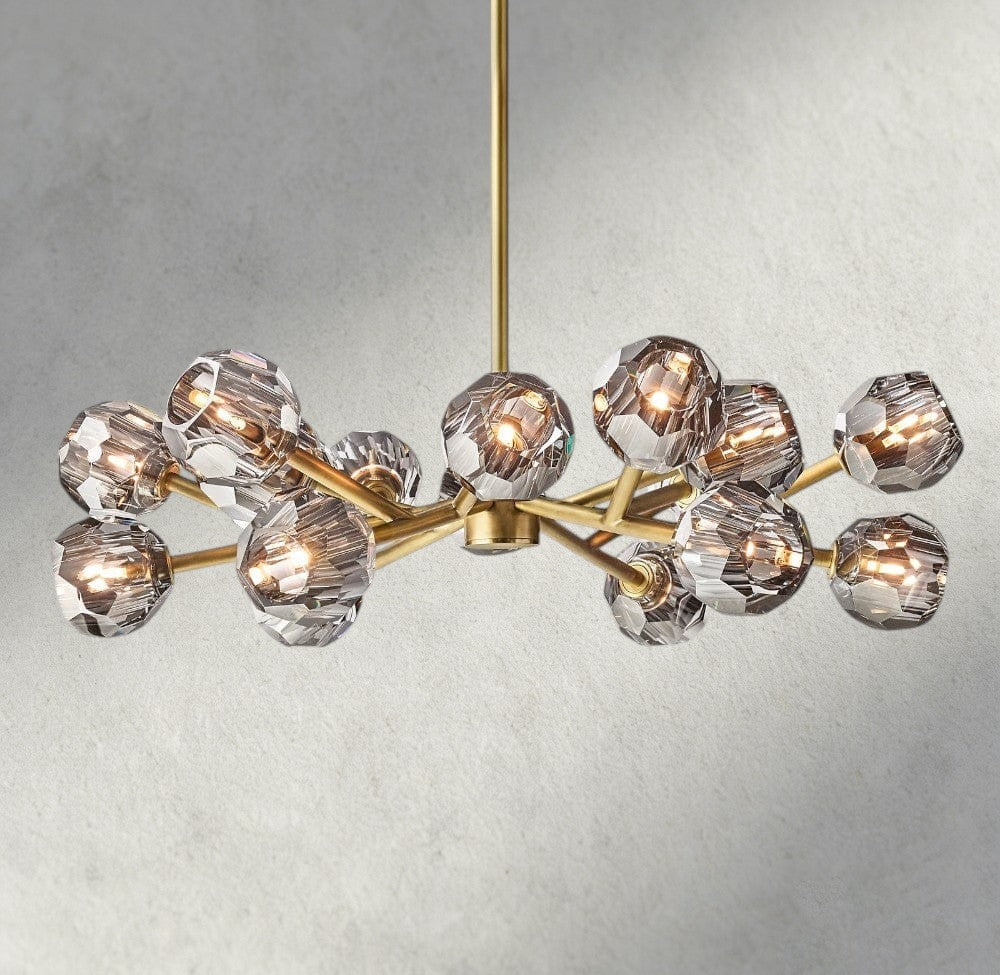 Boule De Cristal Round Chandelier 24", 36", 48", 60", 72"-Manorlights