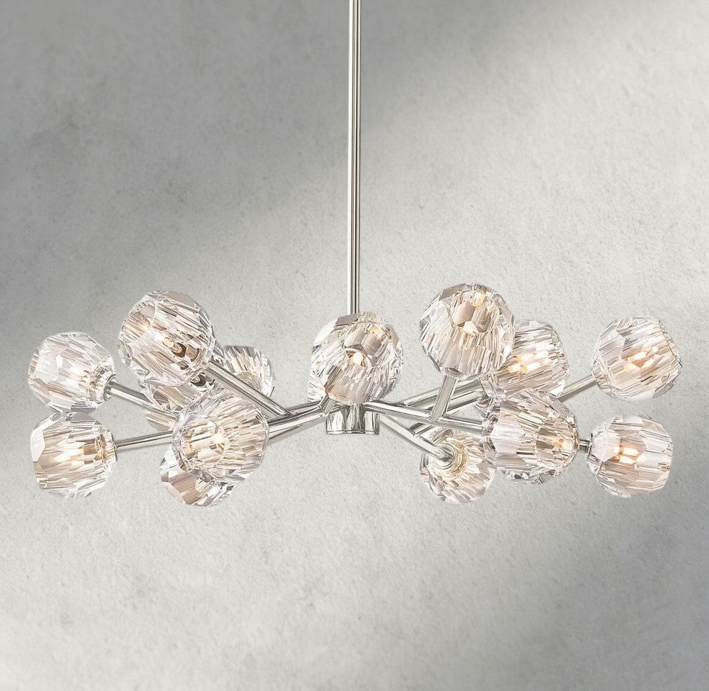 Boule De Cristal Round Chandelier 24", 36", 48", 60", 72"-Manorlights