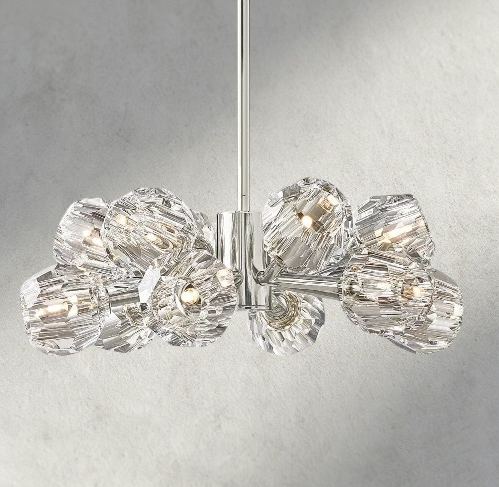 Boule De Cristal Round Chandelier 24", 36", 48", 60", 72"-Manorlights