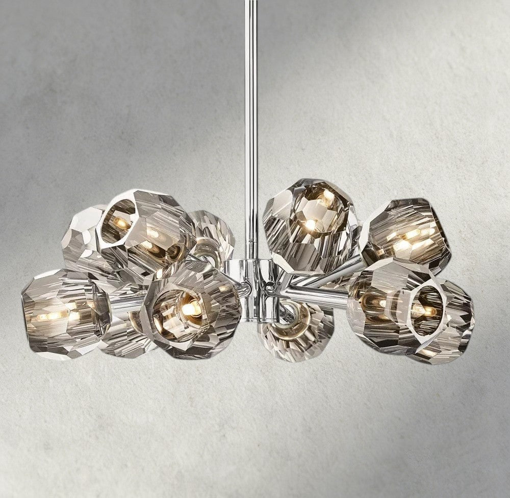 Boule De Cristal Round Chandelier 24", 36", 48", 60", 72"-Manorlights