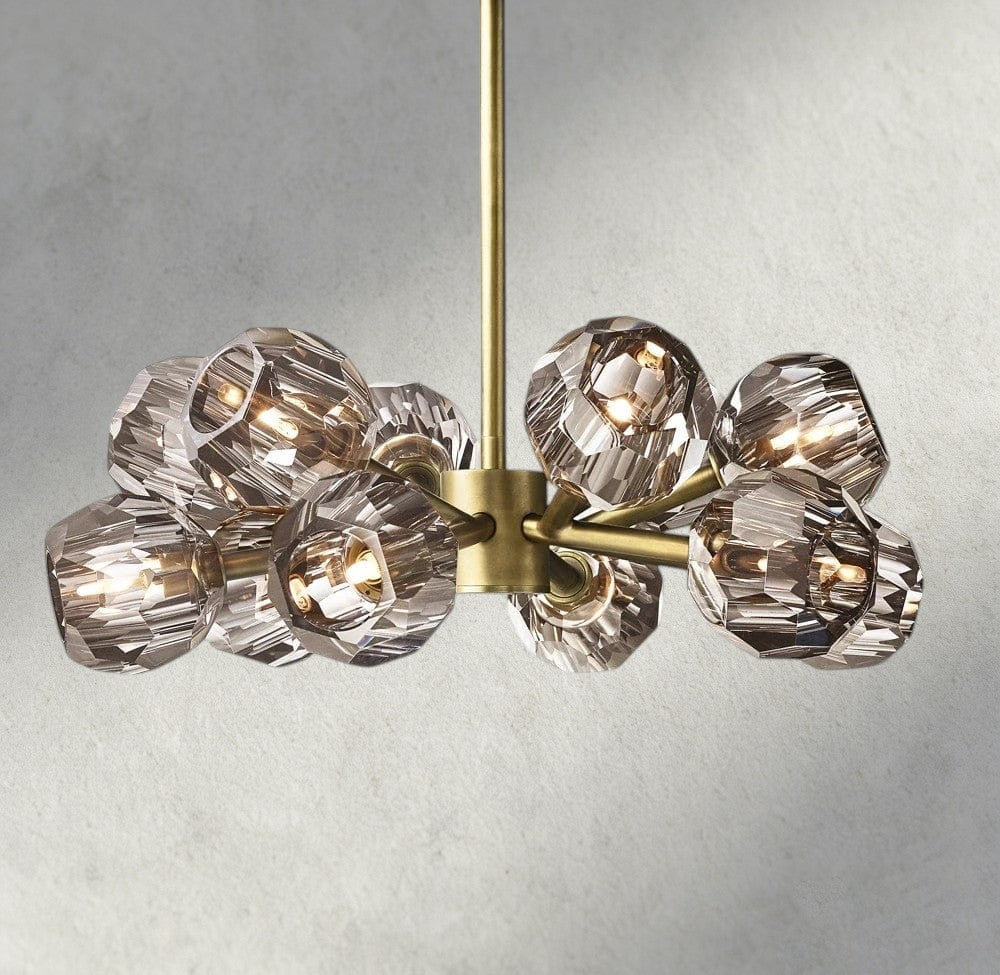 Boule De Cristal Round Chandelier 24", 36", 48", 60", 72"-Manorlights